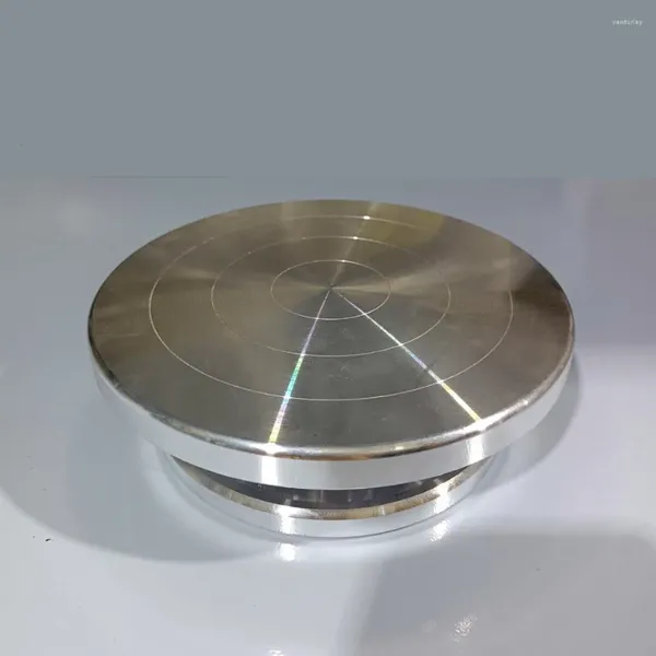 Dekorative Platten, hochwertiges Keramik-Drehteller-Werkzeug aus Aluminiumlegierung, rotierende obere und untere Platte, schön