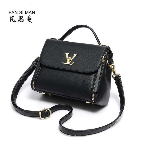 Versman Handtasche New Fashion Atmosphere Leisure Damen Msenger Lock Small Square Store Umhängetasche Räumungsverkauf