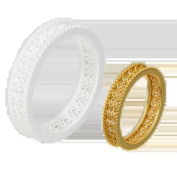 Обручальные кольца, формы для литья смолы с легким весом для изготовления золотых, серебряных латунь, ювелирный магазин, модель таможенного кольца для женщин 231030