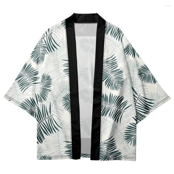 Indumenti da notte da uomo Stile giapponese Kimono Estate Uomo Cardigan Taoista Veste Salotto Accappatoio allentato Sonno Top Cappotto Maschile Giacca da casa Camicie