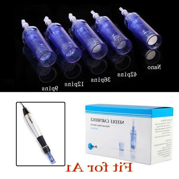 Cartuccia di ricambio 5/7/9/12/36/42/Nano ago per MicroNeedle Electric Dermapen Dr pen A1 CE Vijhm