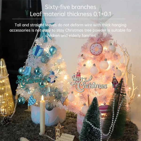 Noel süsleri Noel süsü 60cm Noel ağacı diy dekorasyon masası mevcut Noel top atmosferi küçük Noel ağacı masaüstü dekorasyon 231027