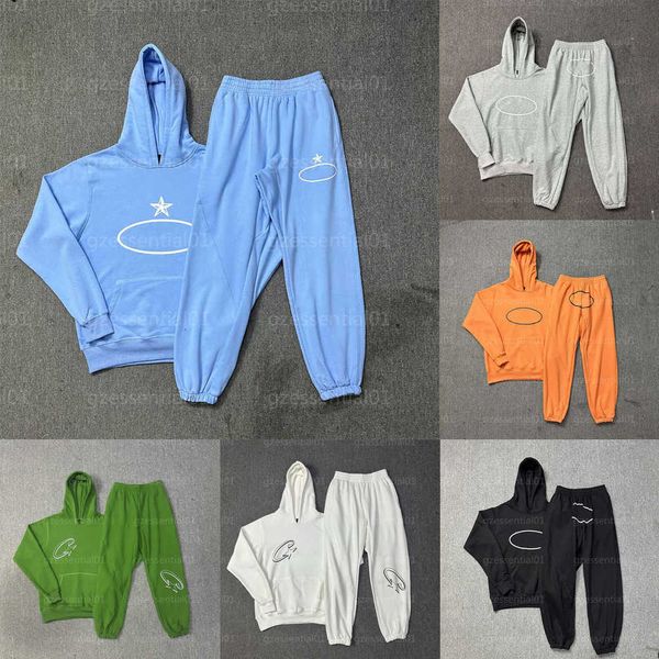 Corteize Trainingsanzug Corteizes Hoodie Hosen Zweiteiliges Set Hip Hop Fashion Sportswear Männer Casual Outdoor Sweat Suit Designer Herren Trainingsanzüge