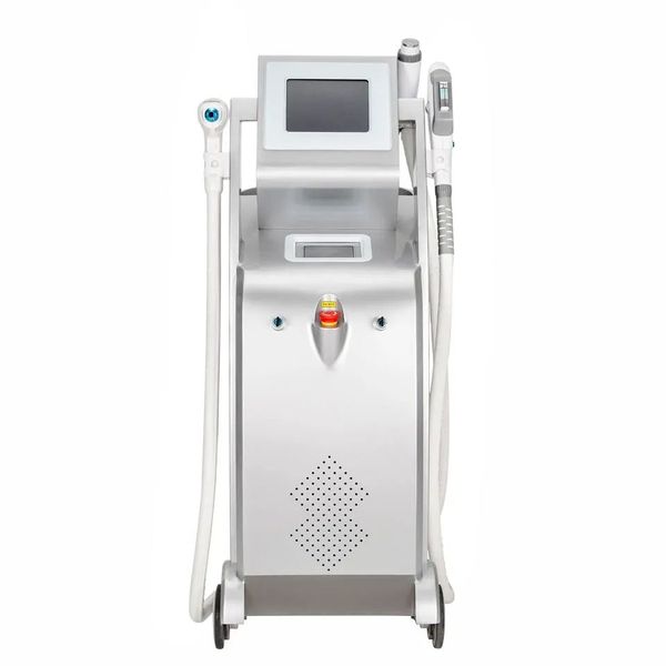Ipl Opt E-light Painless Permanent Hair Removal RF Nd Yag Laser Tattoo Removal Machine 3 Tips Oem Language