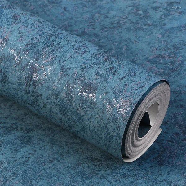 Wallpapers cor pura cimento textura de concreto papel de parede para quarto sala de estar decoração de casa loja de roupas rolo de papel de parede
