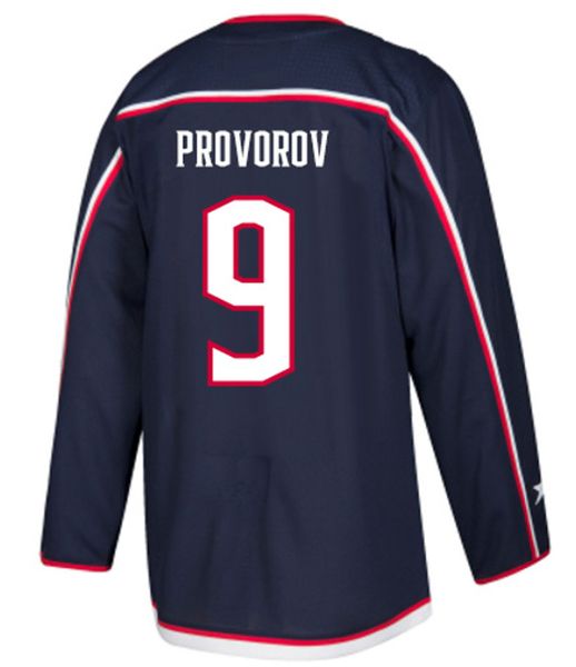 2023 Nuovo commercio all'ingrosso Top Ed Sport Hockey su ghiaccio maglie Columbus 9 Ivan Provorov 13 Johnny Gaudreau