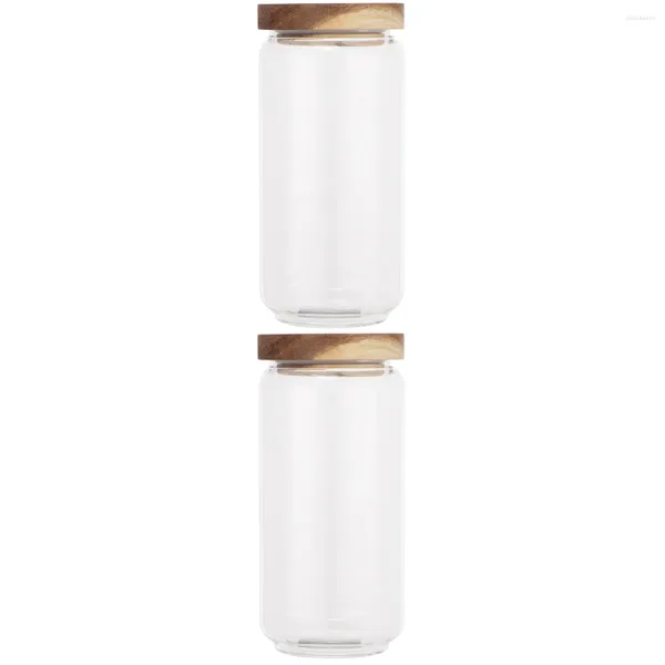 Vorratsflaschen 2000 ML S Glasdeckel Getreidebehälter Gewürzhalter Snack Organizer Jar Tank
