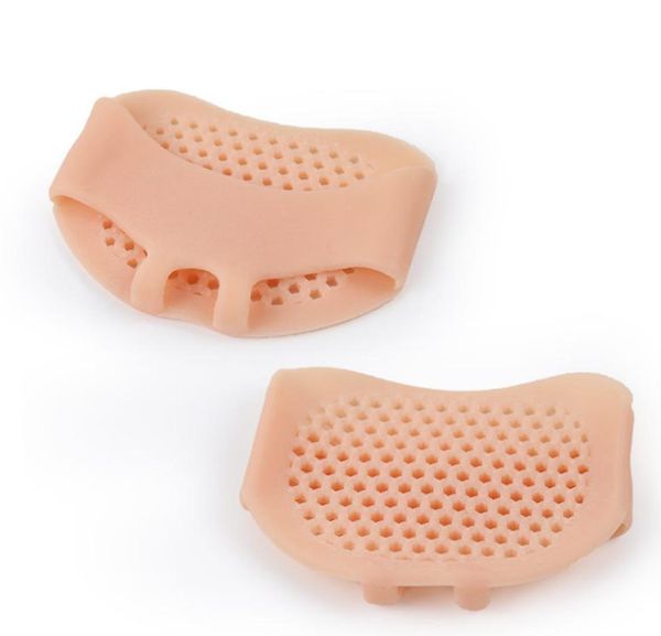 Senhoras respiráveis palmilhas de gel invisível almofadas de silicone macio sapatos de salto alto antiderrapante proteger alívio da dor cuidados com os pés antepé meia jarda