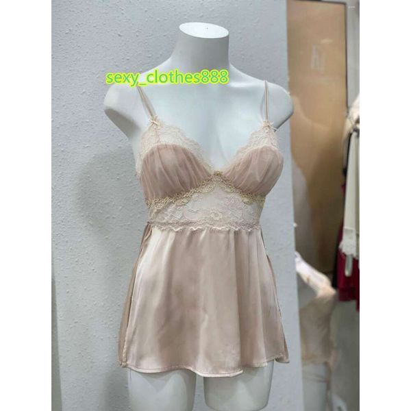 Mulheres sleepwear sexy pijamas feminino gelo seda camisola roupa interior lado alta divisão ultra-curto camisola lingerie paixão nighty