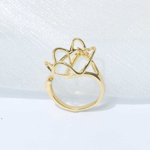 Accessori per perle fai da te Anello alla moda con supporto vuoto regolabile e barocco quadrato di circa 15-20 mm