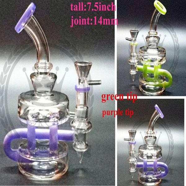 Bong in vetro 3D Narghilè Hallowen Style bong in vetro tentacolo di polpo occhio Dab rig Narghilè divertente multicolore con ciotola Accessori per fumatori