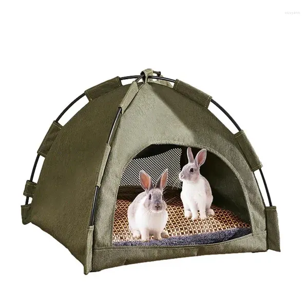 Portador de cachorro tenda para animais de estimação tenda portátil casas filhote de cachorro cama de gato 42 38 cm gaiola para