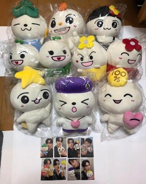 Bomboniera Kpop 25 cm ATEEZ Teez-mon Up SeongHwa HongJoong WooYoung YunHo Stesso stile Peluche Cuscini Decorazione della casa Bambole Regali