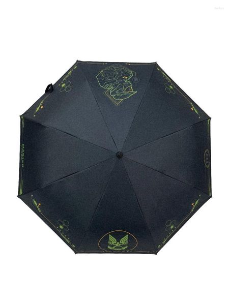 Guarda-chuvas halo chuva guarda-chuva portátil à prova de vento luxo transparente pára-sol clássico sunnyumbrella moda presentes