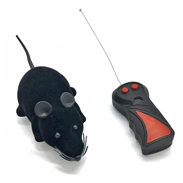 Elétrica RC Animais Animais de Estimação Gatos Ratos Brinquedo Eletrônico Sem Fio RC Mouse para Jogar Brinquedos Interativos 231027