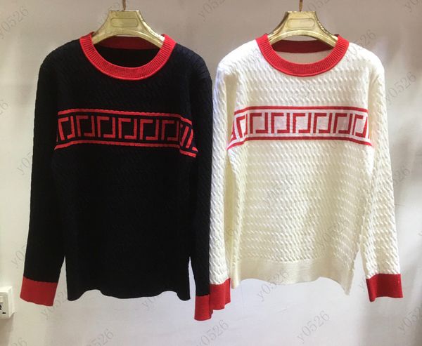 2023 maglione moda autunno F + F lettera donna nuovo arrivo girocollo vestibilità ampia lusso di alta qualità stampato maglione da donna pullover maglione di lana