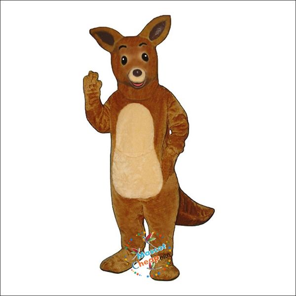 2024 Sconto Baby Kangaroo Costume della mascotte dei cartoni animati Anime personaggio a tema Festa di carnevale di Natale Costumi di fantasia Taglia adulti
