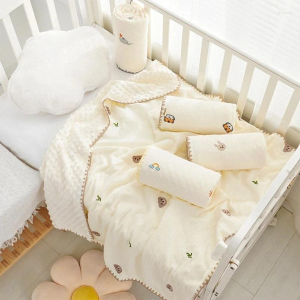 Cobertores dos desenhos animados do bebê swaddles cobertor nascidos chuveiro envoltório recebendo para bebês meninos meninas carrinho berço cama material