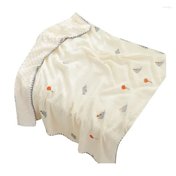 Decken Baumwollgaze Babydecke Born Dot Soft Swaddles Wrap Badetuch Empfang Stilldecke