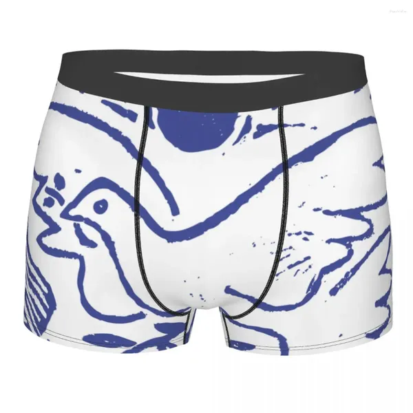 Mutande Pablo Picasso Of Peace Intimo da uomo Boxer Mutandine Umorismo Poliestere Per Homme S-XXL