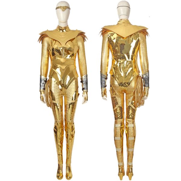 Diana Halloween Prince Cosplay Wonder Girl Kostüm Erwachsene Frauen Goldene Schlacht Kleidung Outfit Party Full Requisiten Anzug mit Schuhen