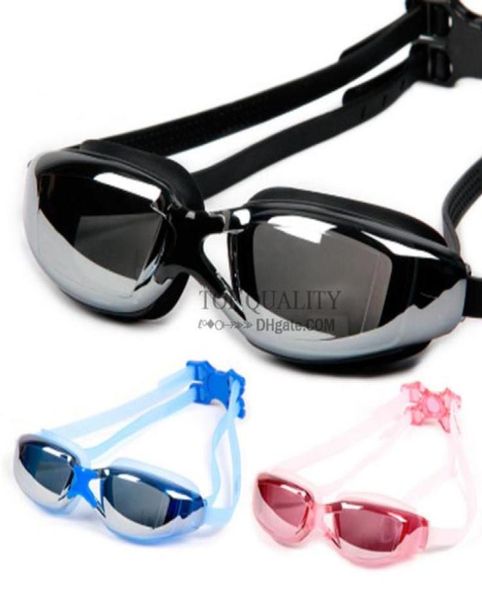 Marke Neue Männer Frauen Anti Fog UV Schutz Schwimmbrille Professionelle Galvanisieren Wasserdichte Schwimmbrille wassersport Essenti9910161