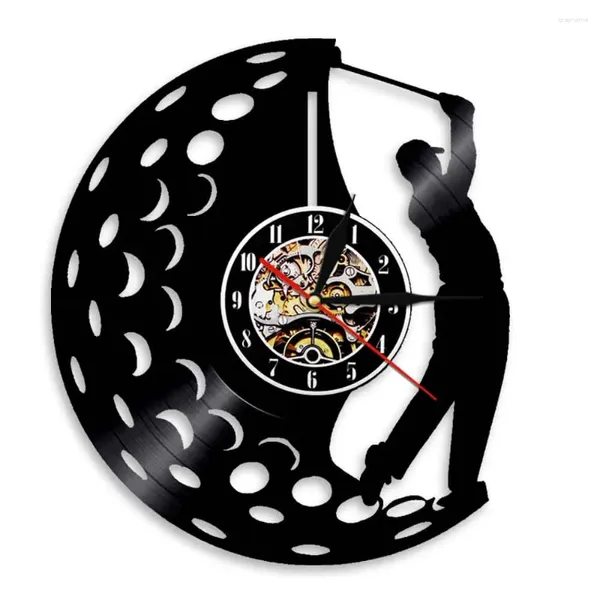 Настенные часы для игры в гольф, часы для клуба, декор для знака, современный дизайн, часы для записи, уникальный подарок для любителей