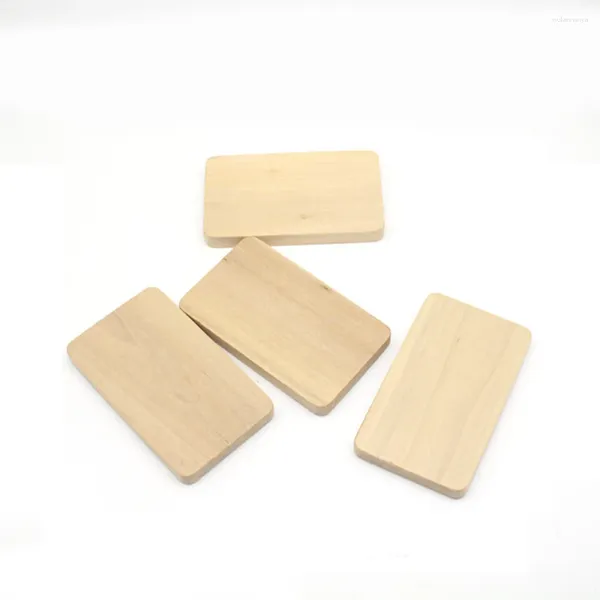 5 Stück Holz-Siegelbasis DIY-Stempelbausteine Stempel Blanko-Scrapbooking Scrapbooking gewidmet Aufbewahrungsflaschen
