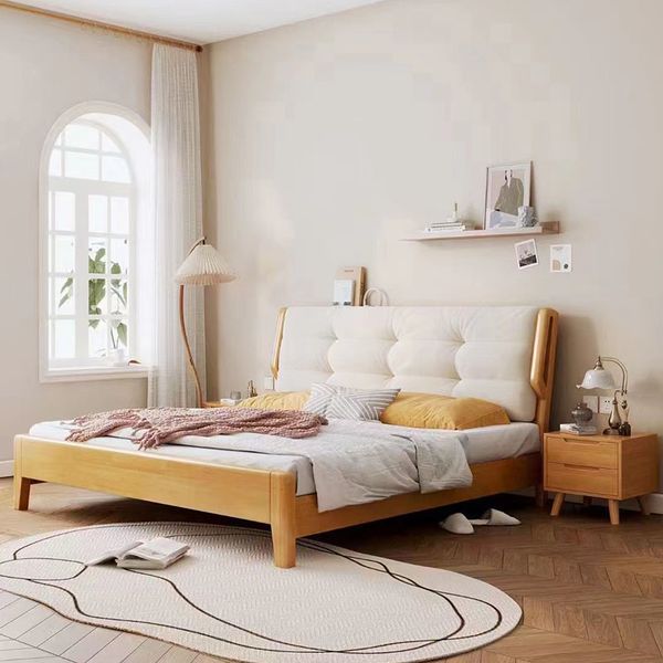 Fabrikspezifische Produktion verschiedener moderner Schlafzimmermöbel, Doppelbettmöbel und Holzbetten