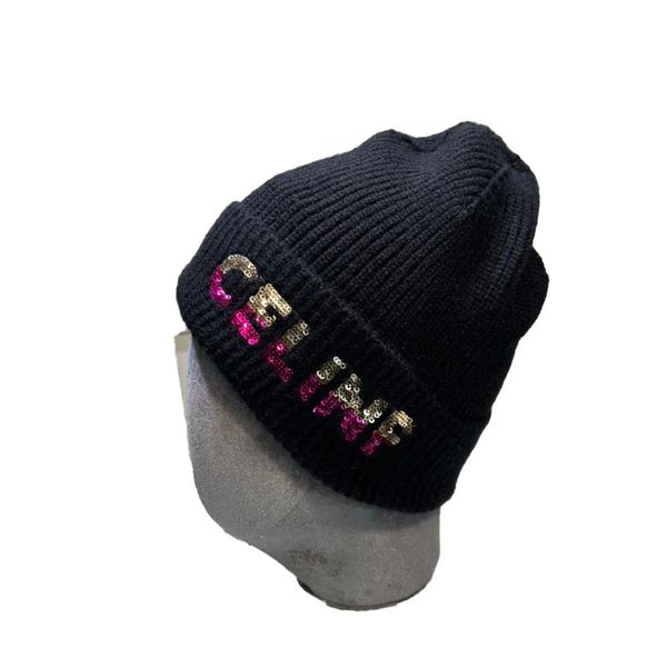 Mütze Mütze Beanie Mütze Geschenk Designer Herbst/Winter gestrickt CELINF Big Brand Designer B