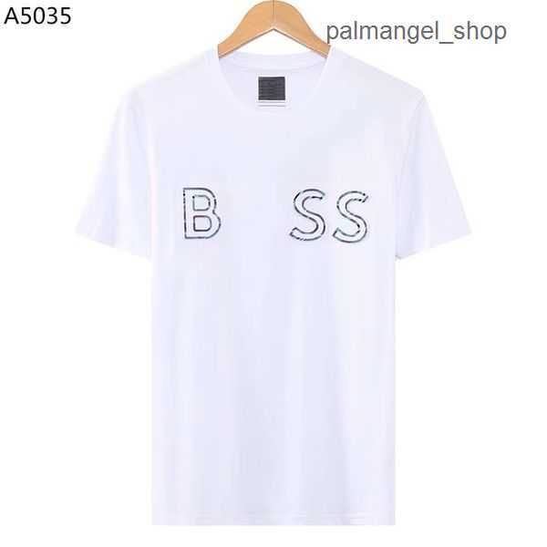 Maglietta da uomo Boss T-shirt di moda di alta qualità Rotonda di lusso traspirante Top Business Casual Uomo Top Camicie firmate Uomo all'ingrosso 27KN