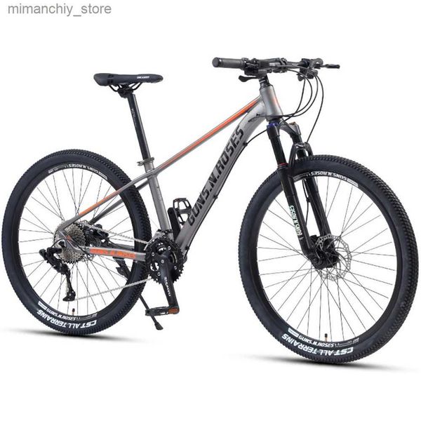 Biciclette da 27,5 / 29 pollici Bicicletta con freno a disco a velocità variabile Telaio in alluminio con pneumatico fuoristrada resistente all'usura Cuscino morbido unisex Q231030