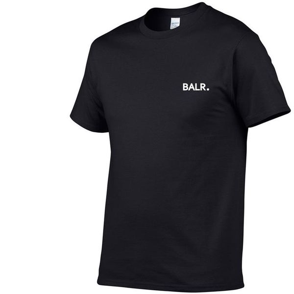 Novo balr designer camisetas masculinas carta impressão t camisas preto moda feminina camisetas verão de alta qualidade superior manga curta tamanho S-X2149