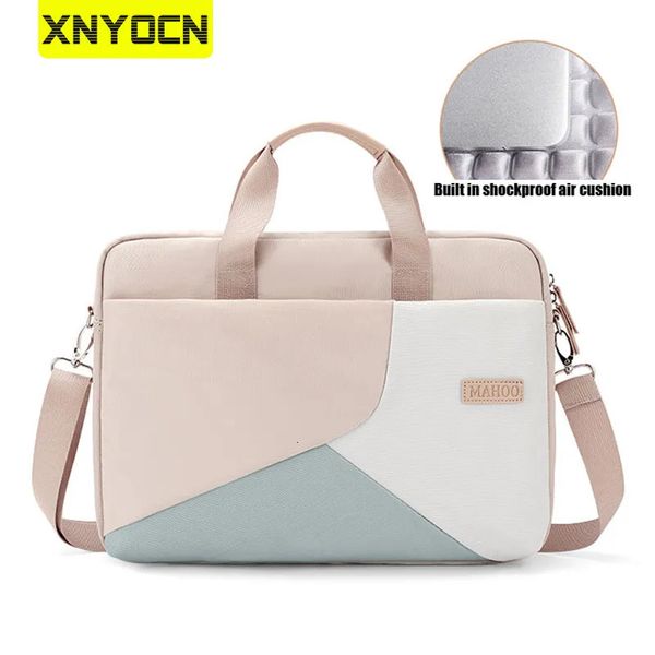 Sacos para laptop Xnyocn Bolsa para laptop de 15,6 polegadas Durável Maleta com alça para notebook Capa protetora para HP Dell Ultrabook 231030