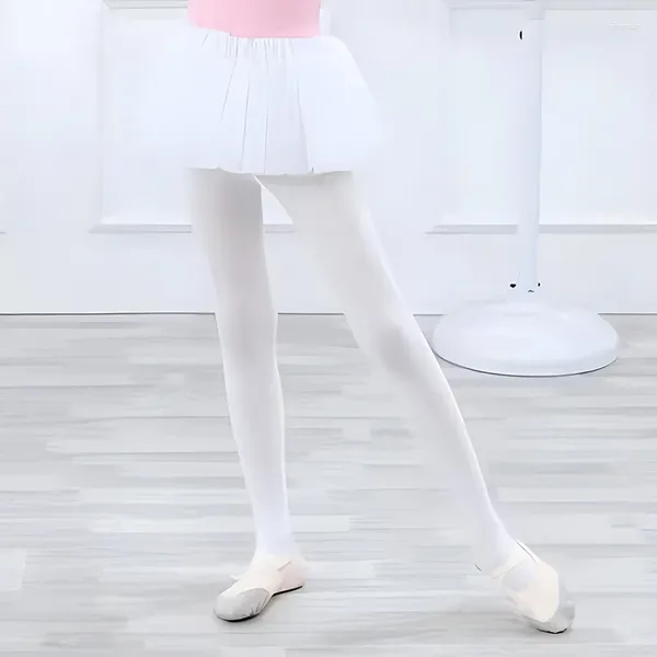 Meias femininas 80d meninas veludo ballet meias collants dança leggings sem costura meia-calça crianças profissional