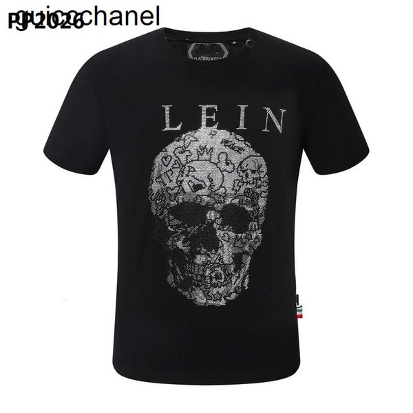 New 23ss Plain Men T-shirt designer PP Skull Diamond t-shirt Manica corta Dollar Brown fashion Brand O-Collo mens Skulls Paris T-shirt PP polo