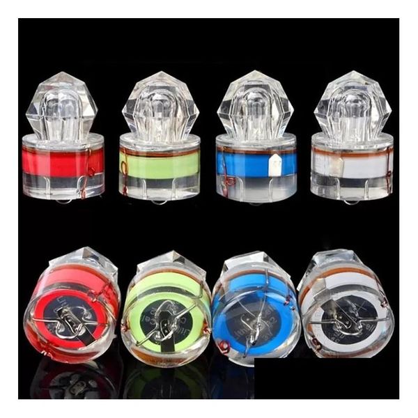 Outros suprimentos de jardim Led Garden Supplie Deep Drop Underwater Diamond Pesca Piscando Luz Isca Lure Squid Strobe Sea Fish Lamp Drop Dhwgk