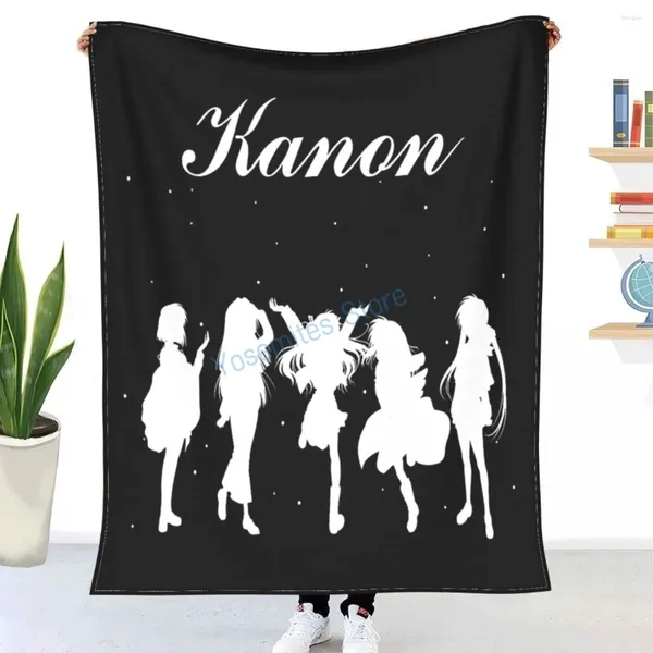 Одеяла Kanon - Main Girls (белая версия) Пледы Зимние фланелевые покрывала Простыни на автомобили и диваны Чехлы для диванов