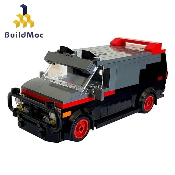 Trasformazione giocattoli Robot ATeam Van in minifig auto speciale autopompa missilistica aereo building block camion casa ragazzo giocattolo fatto a mano 231027