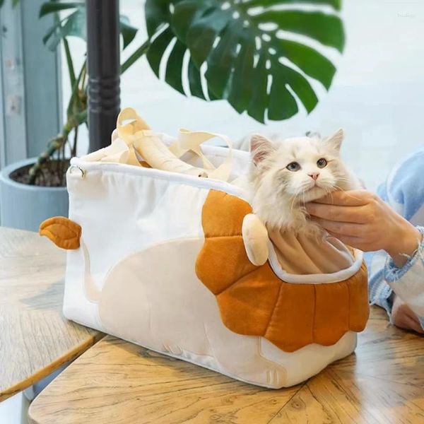 Trasportini per gatti Peluche Carino Borsa da trasporto portatile traspirante Valigia Comodo zaino da trasporto per cani Forniture per animali domestici Bolsa Feminina in uscita