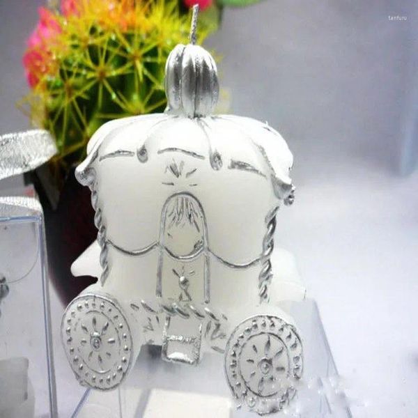 Favores de festa 2023 favores criativos presentes padrão de abóbora velas lembranças vela encaixotada para bolo casamento decorações de chá de bebê