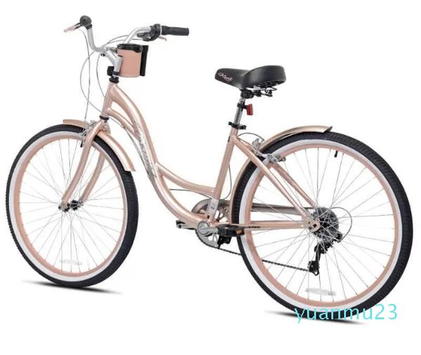 Bicicletta da donna Bayside Cruiser Bike Rose Gold bicicletta da strada in carbonio bici da strada