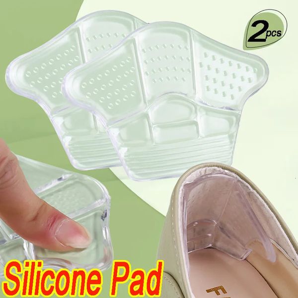 Accessori per parti di scarpe Adesivi per talloni in silicone trasparente Impugnature per tacchi Scarpe da ginnastica antiscivolo Cuscini Inserti per corona antiscivolo Cuscinetti per la cura dei piedi 231030