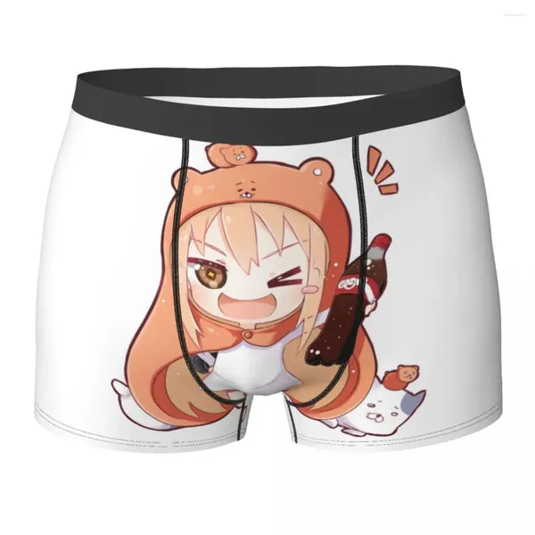 Underpants Himouto Umaru Chan Doma Anime Meninas Homens Underwear Boxer Shorts Calcinhas Engraçadas Respiráveis para Masculino S-XXL