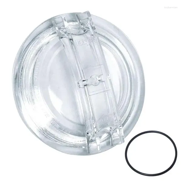 Set di accessori per il bagno Sostituzione del filtro del coperchio della pompa della piscina con 1 O-ring Resistente alle alte temperature Copertura resistente agli urti per