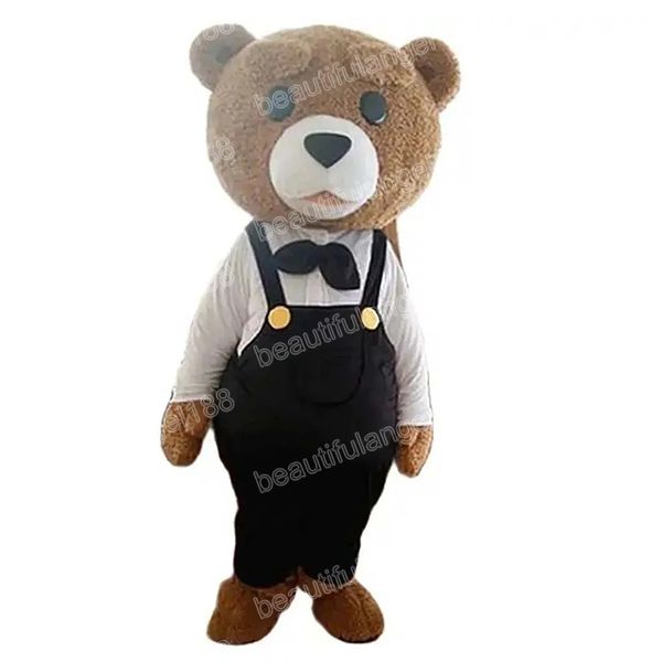 Halloween-Teddybär-Maskottchen-Kostüme, Top-Qualität, Cartoon-Thema, Charakter, Karneval, Unisex, Erwachsene, Outfit, Weihnachtsfeier-Outfit, Anzug für Männer und Frauen