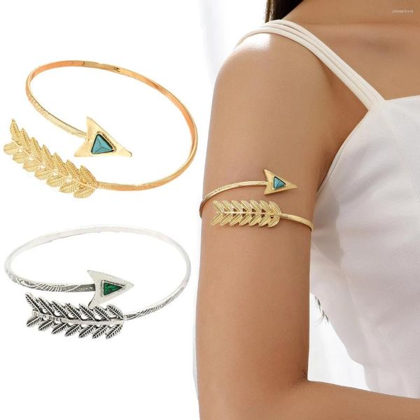 Pulseira Vintage Seta Aberta Pulseira Feminina Armband Braço Cuff Armlet Artesanato Jóias Bohemian Noiva Presente Acessórios