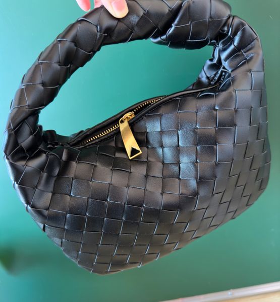 Bir omuz çantaları çapraz gövde küçük Jodie Bag kadın düğüm Debriyaj Kalitesi Jode Lüks Tasarımcı Dokuma El çantası markası hobo örgü tote cüzdan bayan 231005 kq4o