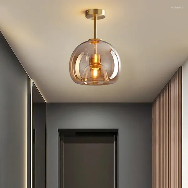 Plafoniere LED Nordic Minimalista Nero/Oro Illuminazione a sospensione Home Industrial Decor Soggiorno Sala da pranzo Lampade da corridoio