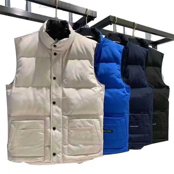 2023Gilet da uomo Gilet in cotone Disegni Uomo Donna Senza maniche Giacca nord Piumino Autunno Inverno Casual Capispalla da esterno in oca canadese